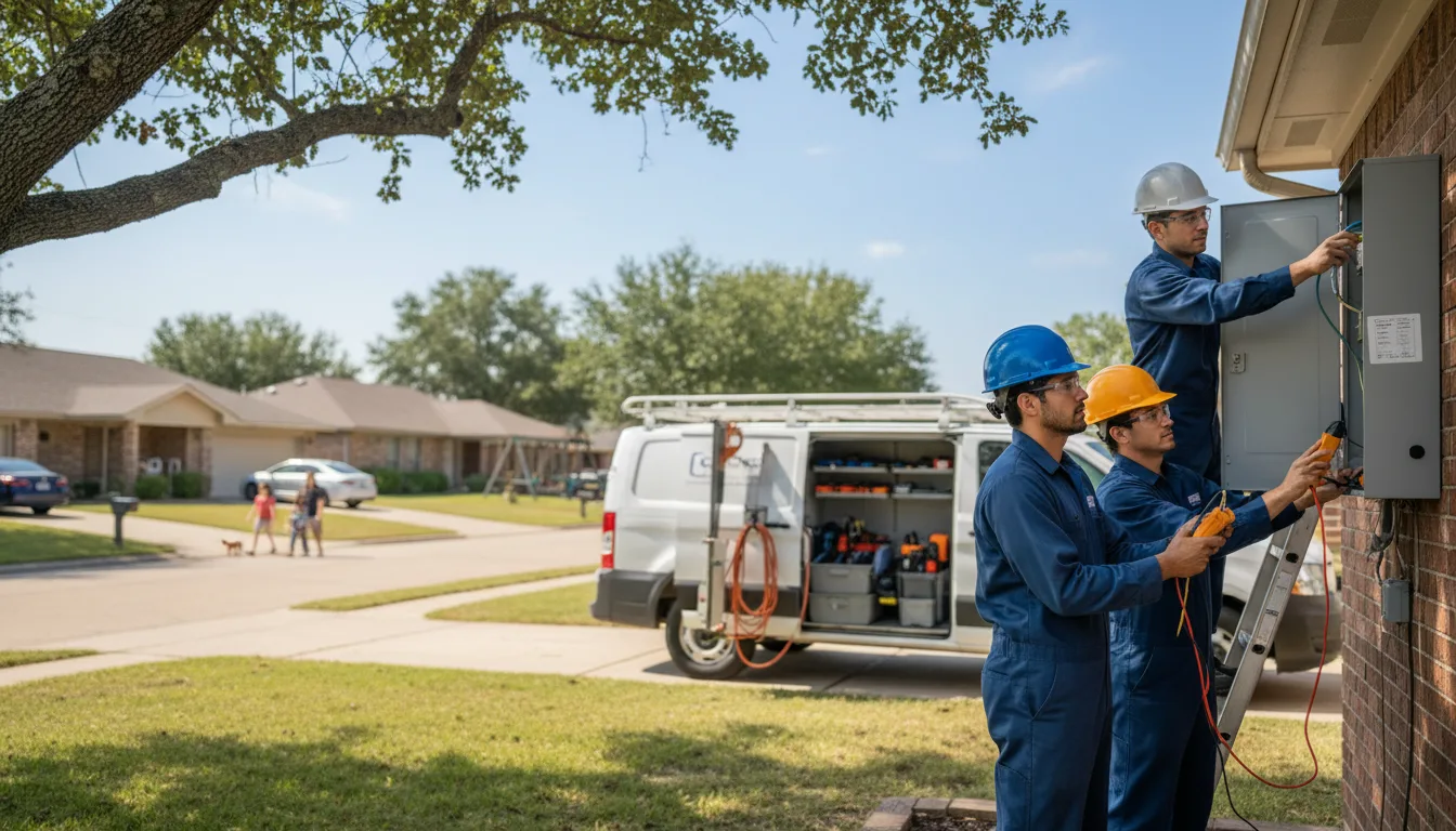 Certified electrician providing emergency electrical services in Morehouse, MO